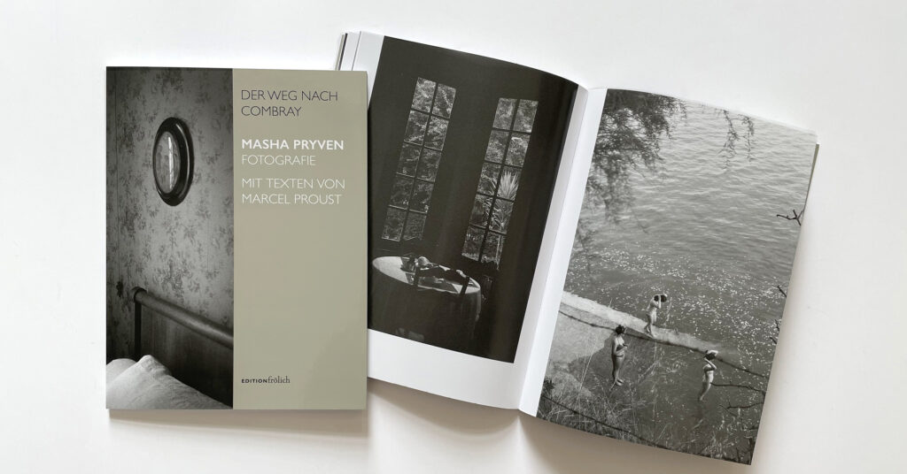 Masha Pryven Der Weg nach Combray 16,5 x 22 cm, 40 Seiten, 26 Abb., Klappenbroschur, Fadenheftung  ISBN 978-3-9820807-9-6