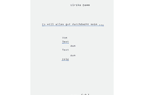 Buchcover_Es wird alles gut durchdacht sein …_Ulrike Damm